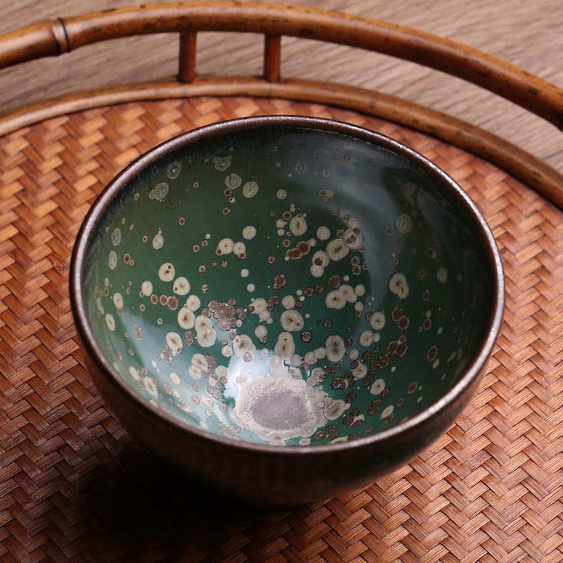 Celestial Midnight Jian Zhan Master Teacup - Handcrafted Excellence
