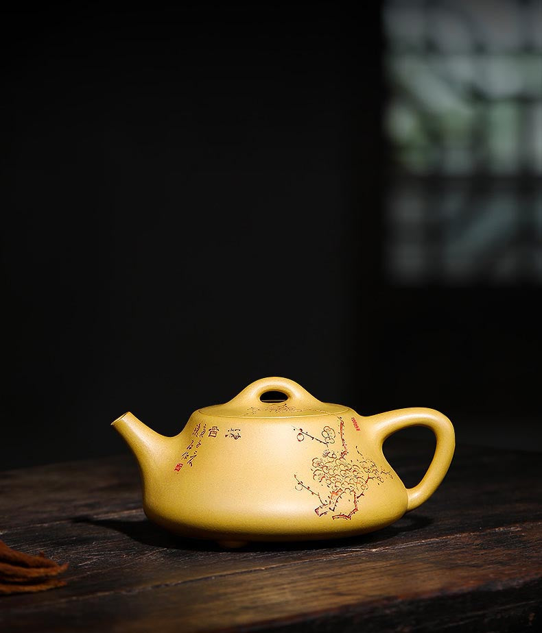 Yixing Teapot - Classic Plum Zen Masterpiece
