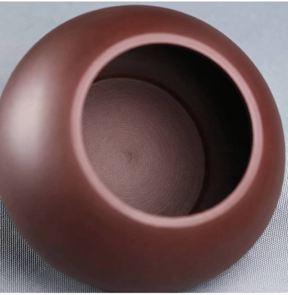 150g Small Yixing Purple Clay Tea Leaf Jar with Secure Seal
