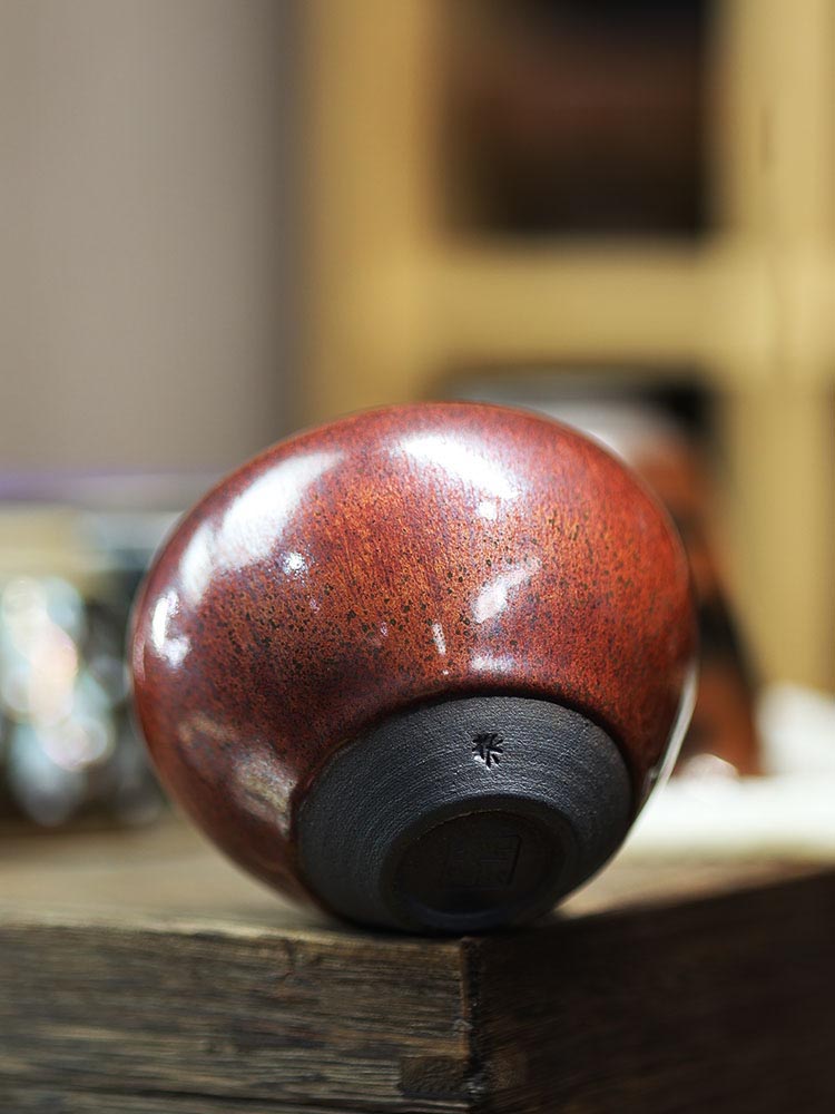 Authentic Jianyang Kiln-Fired Ceramic Master Cup