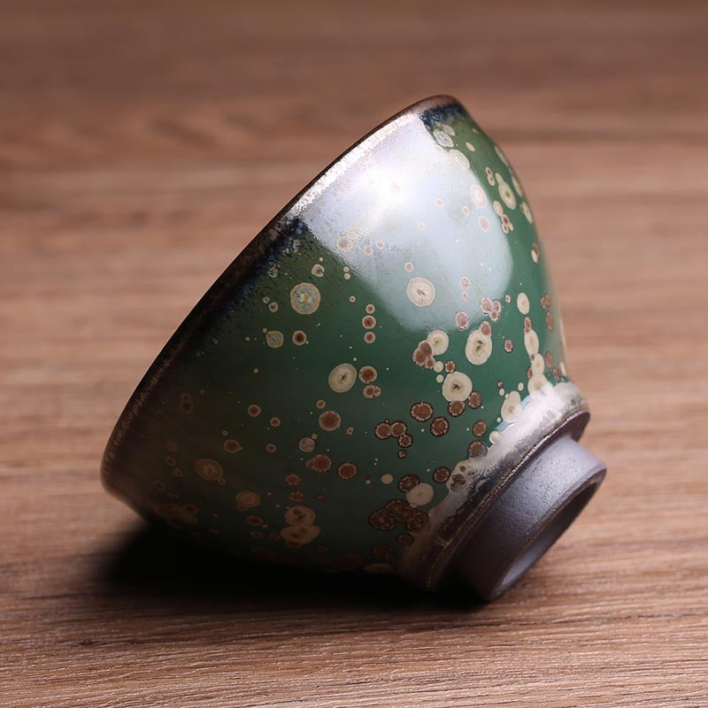Celestial Midnight Jian Zhan Master Teacup - Handcrafted Excellence