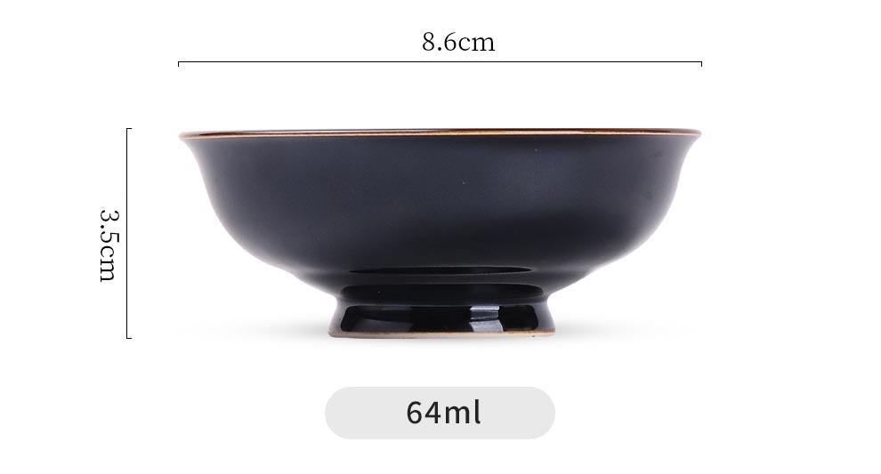 Golden Bodhi Leaf Jian Zhan - Handcrafted Jingdezhen Porcelain Teacup