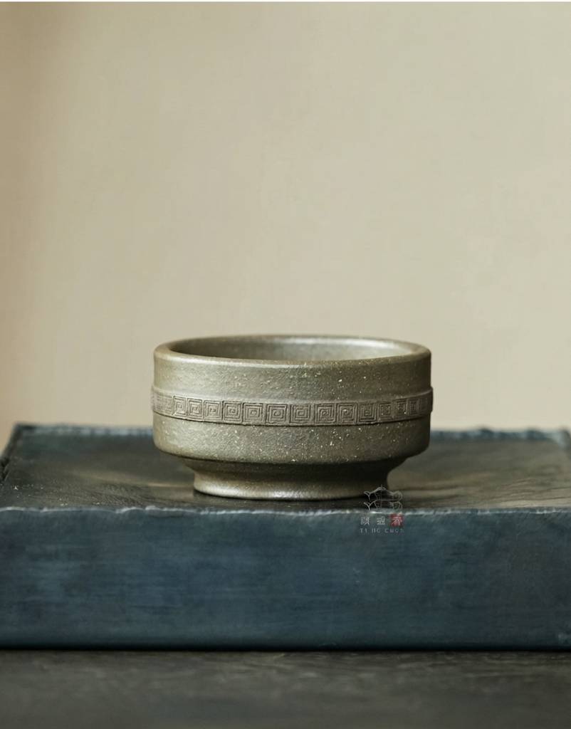 Handmade Yixing Zisha Crab Shell Green Tea Tasting Cup 80ml High Temperature Clay