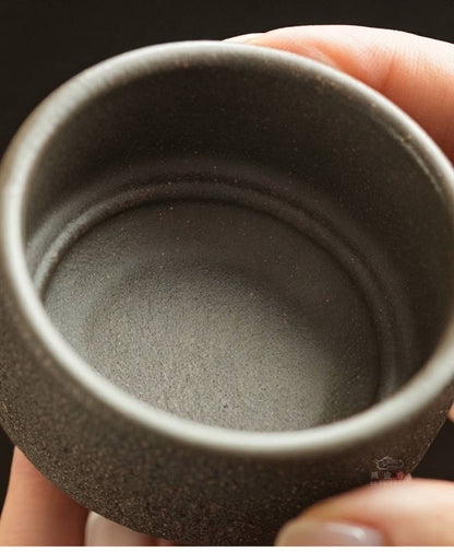 Handmade Yixing Zisha Crab Shell Green Tea Tasting Cup 80ml High Temperature Clay