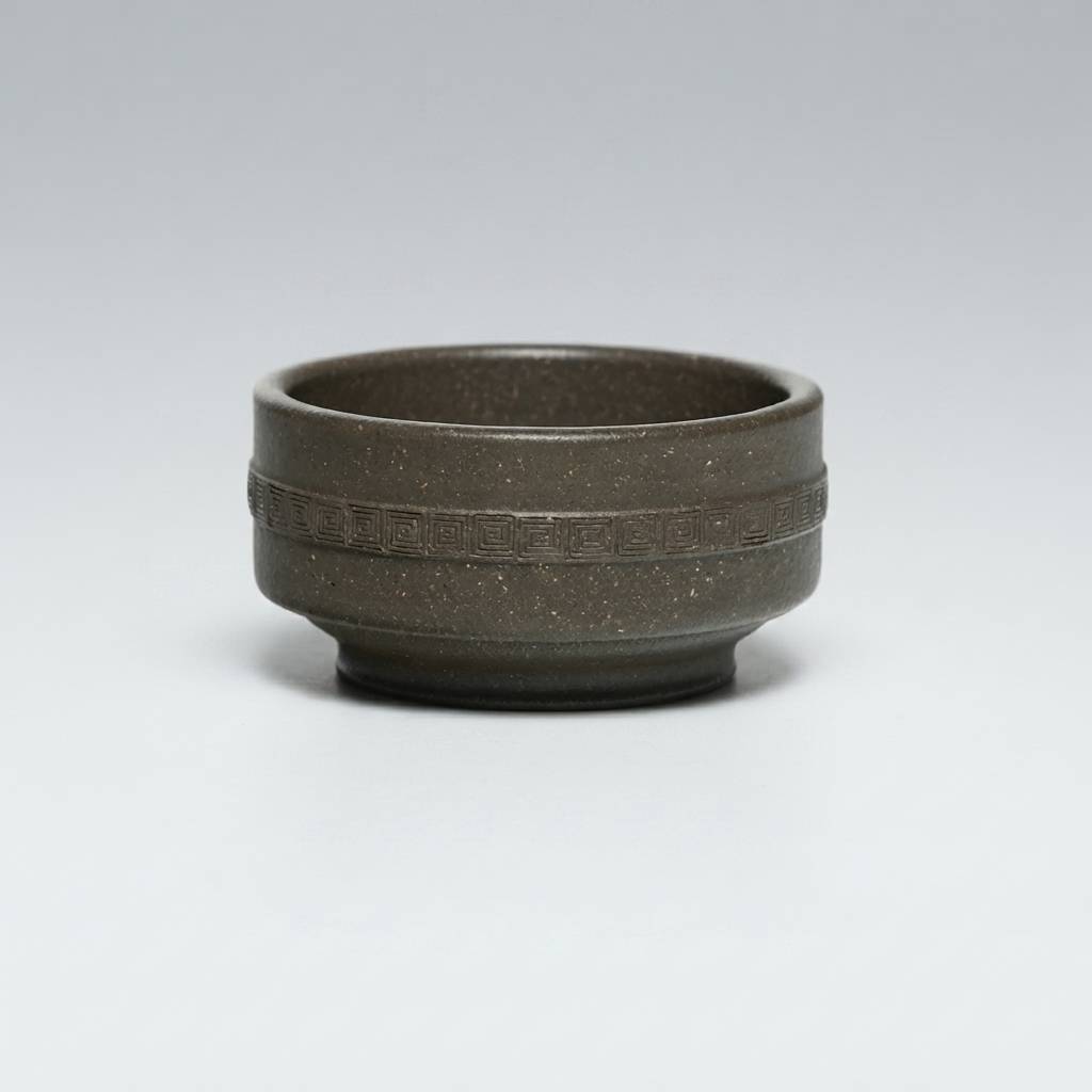 Handmade Yixing Zisha Crab Shell Green Tea Tasting Cup 80ml High Temperature Clay