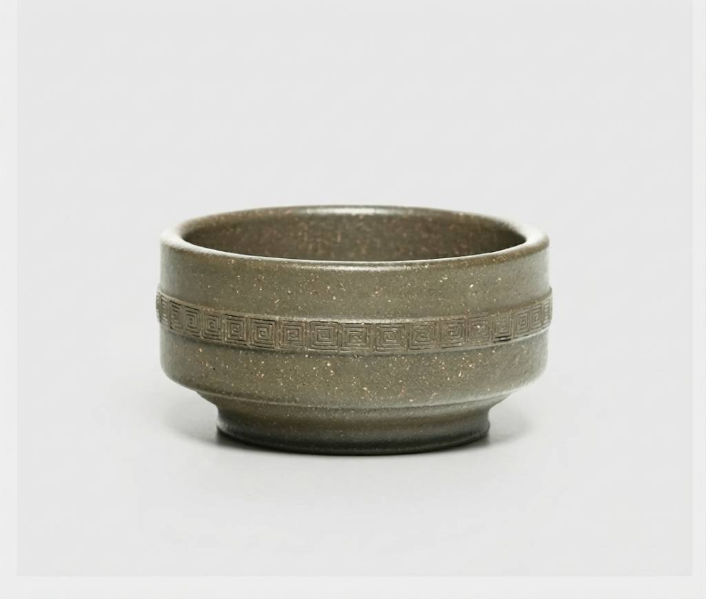 Handmade Yixing Zisha Crab Shell Green Tea Tasting Cup 80ml High Temperature Clay