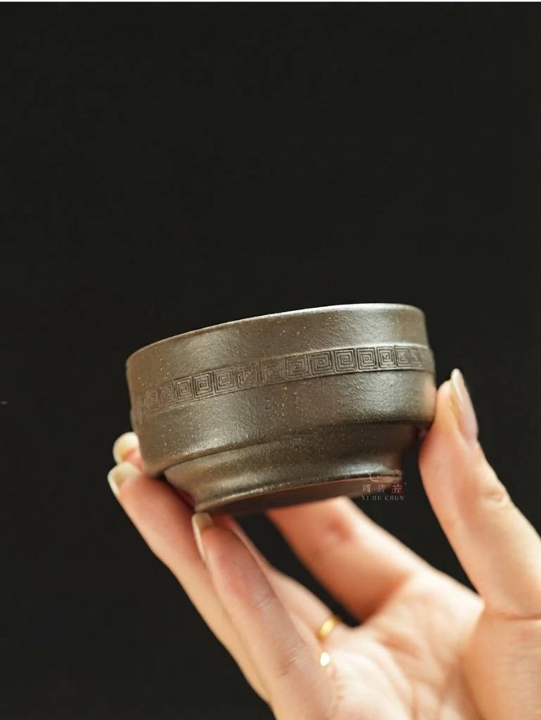 Handmade Yixing Zisha Crab Shell Green Tea Tasting Cup 80ml High Temperature Clay