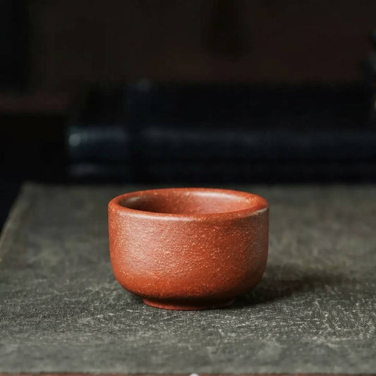 Handmade Yixing Zisha Tea Cup 150ml Thickened Clay Handcrafted Gongfu Brew Cup