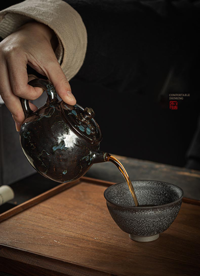 Jian Zhan Starry Sky Cup by Lin Shipeng - Elegance in Craft