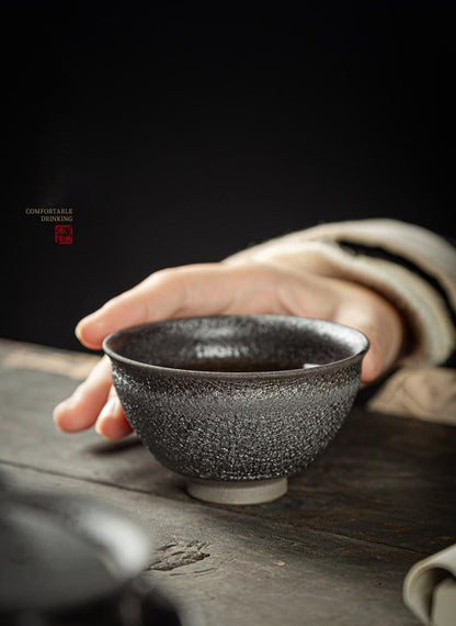 Jian Zhan Starry Sky Cup by Lin Shipeng - Elegance in Craft