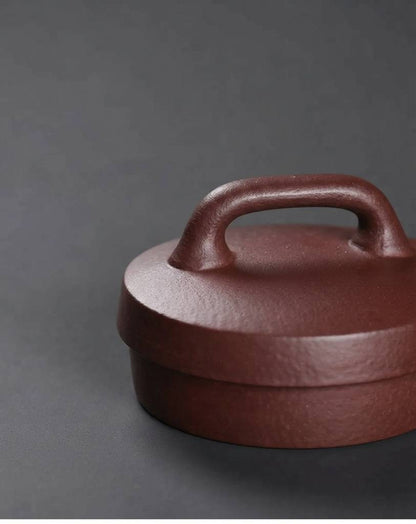 Large Thickened Yixing Purple Clay Tea Storage Jar For Pu Erh Tea 700g Capacity