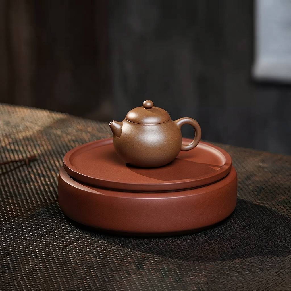Purple Clay Tea Storage Jar for Pu Erh Cake with Airtight Seal Handcrafted