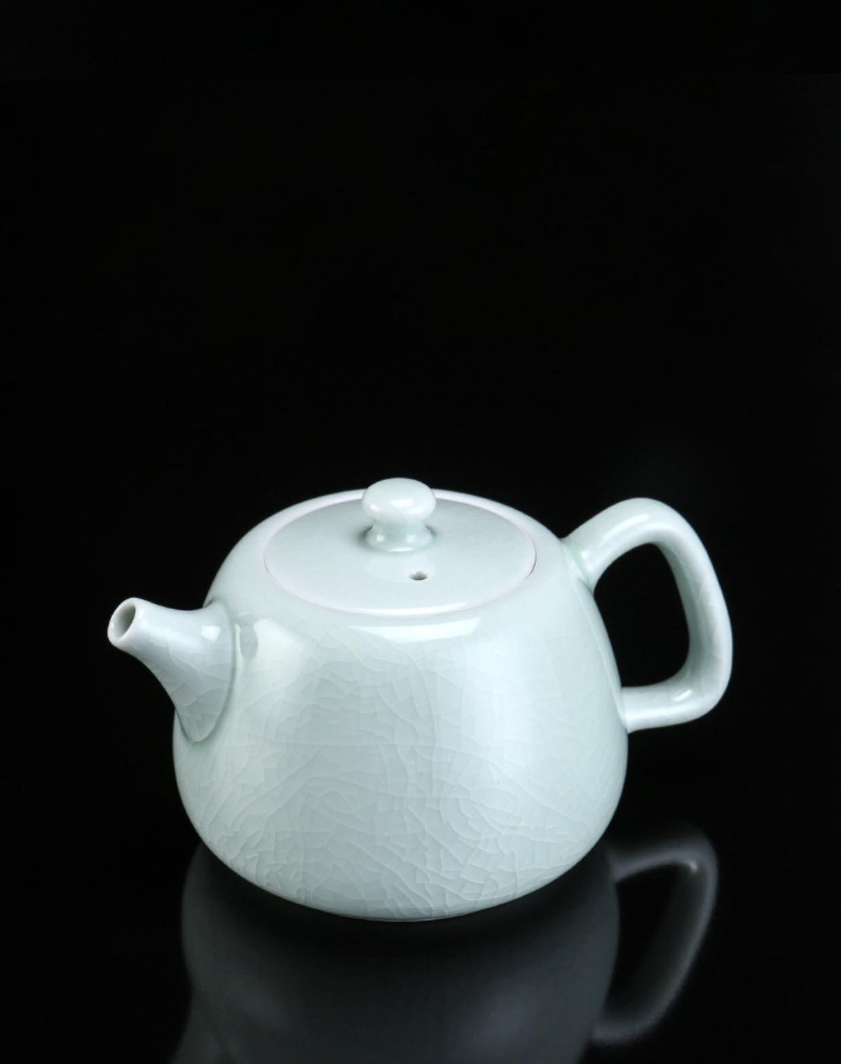 Tinghuai Ru Yao Jade-Glazed Craftsman Porcelain Teapot - Exquisite Chinese Gongfu Teaware