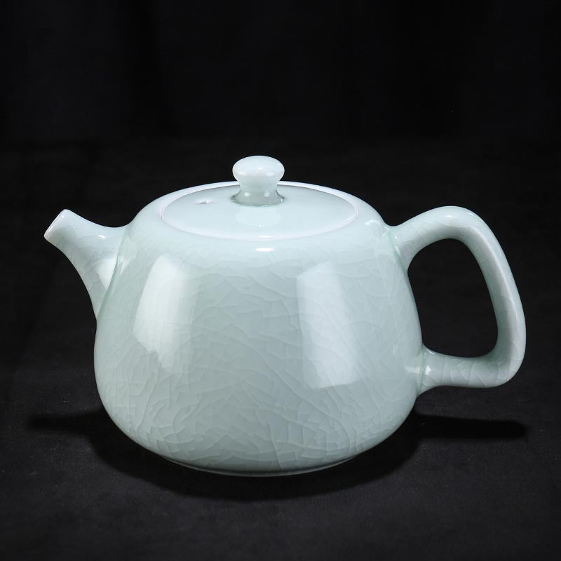 Tinghuai Ru Yao Jade-Glazed Craftsman Porcelain Teapot - Exquisite Chinese Gongfu Teaware