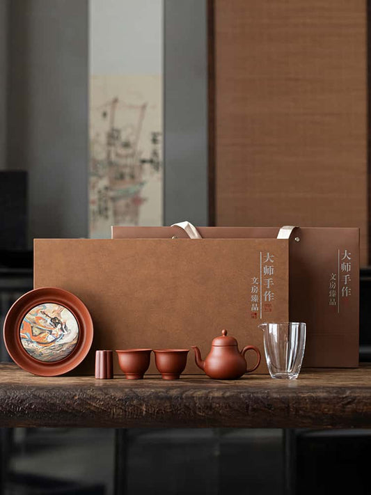 Yixing Zhuni Gongfu Teaset – Semi-Handmade 