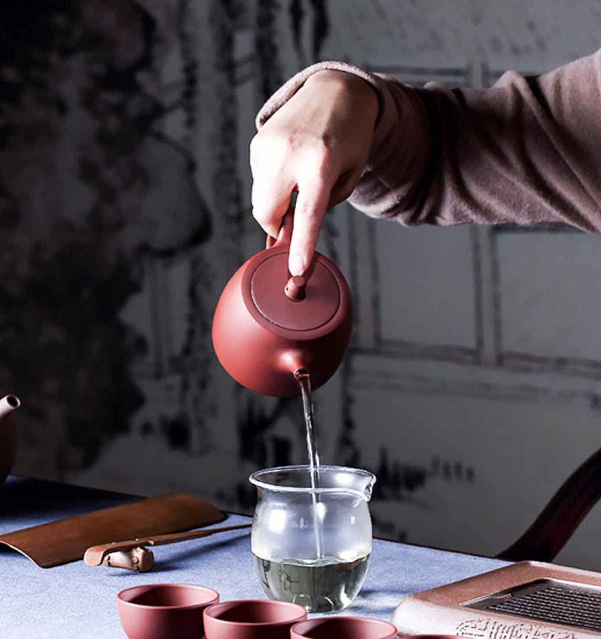 Yixing Zisha Teapot Set – Jinglan Style in Qingshui Clay