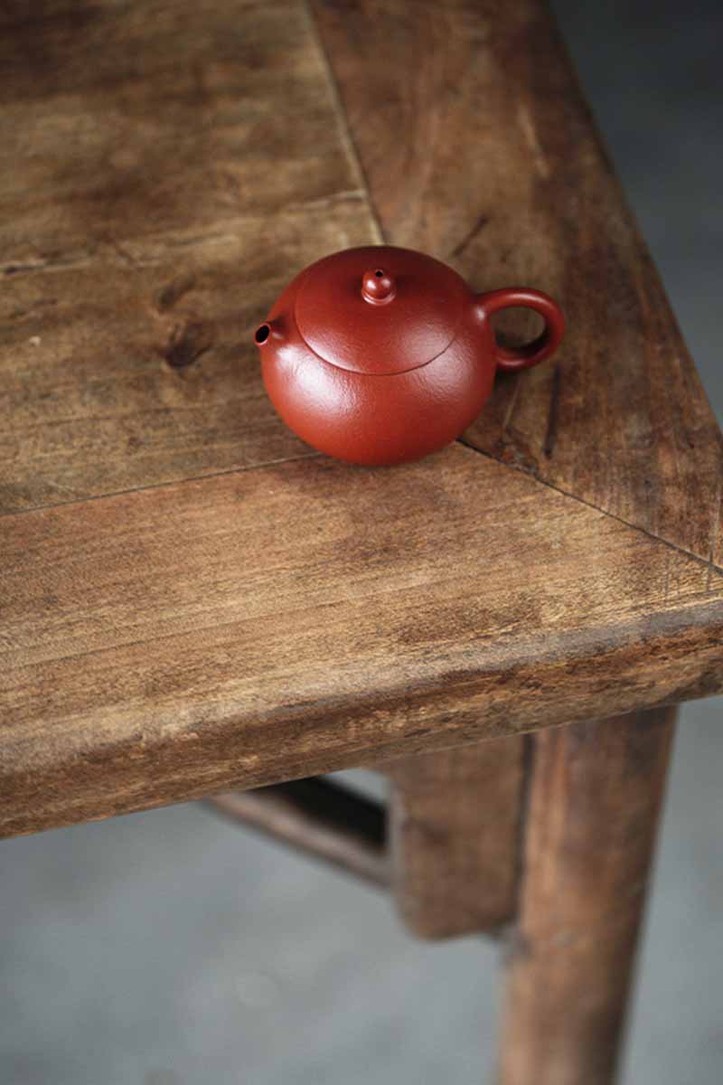 Yixing Zisha Teapot – “Xi Shi” Inverted Handle Style | Handmade in Premium Yixing Zhuni Clay (Zhao Zhuang Origin)